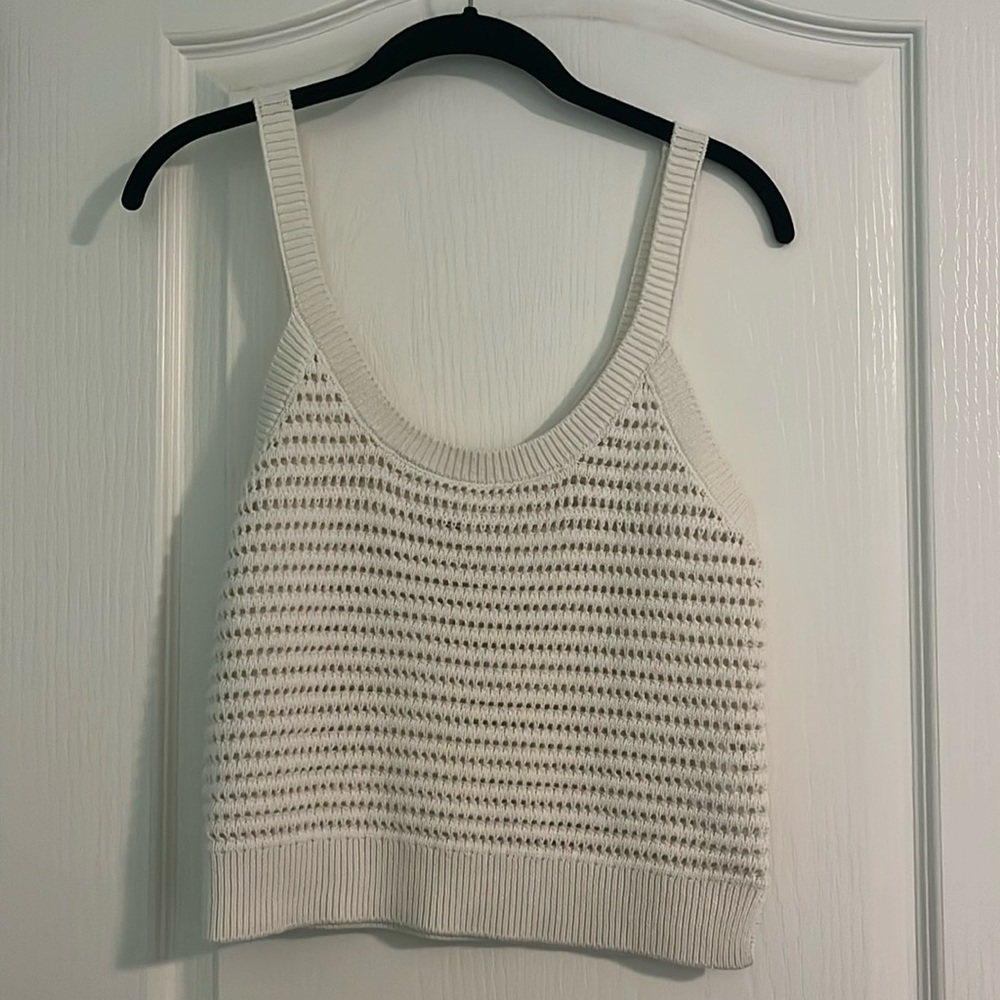 Abercrombie & Fitch white tank top - perfect coverup & staple summer item